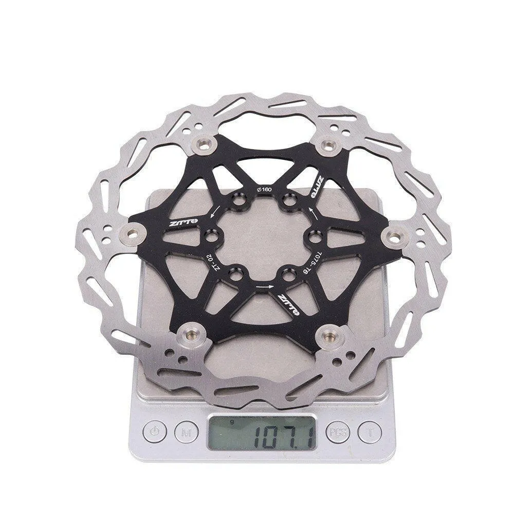 180mm/160mm Bicycle Disc Brake Rotor Stainless Steel MTB Road Bike Rotor