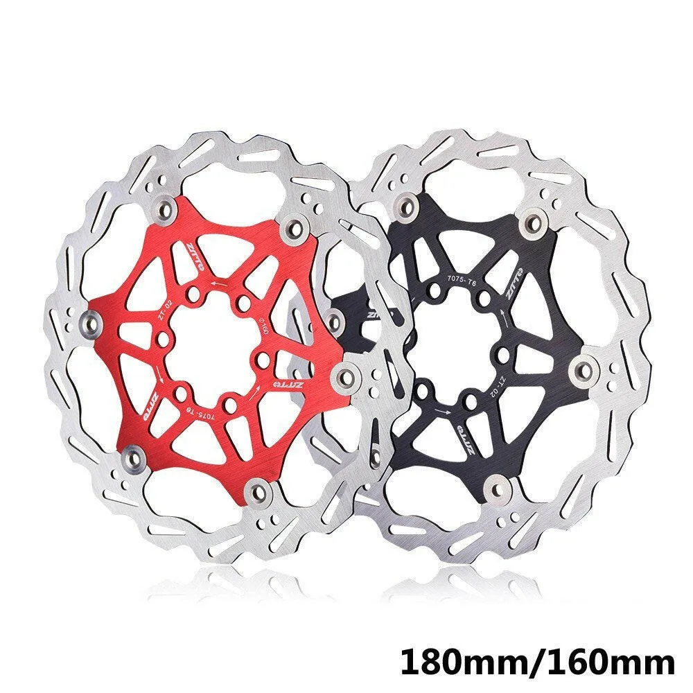 180mm/160mm Bicycle Disc Brake Rotor Stainless Steel MTB Road Bike Rotor