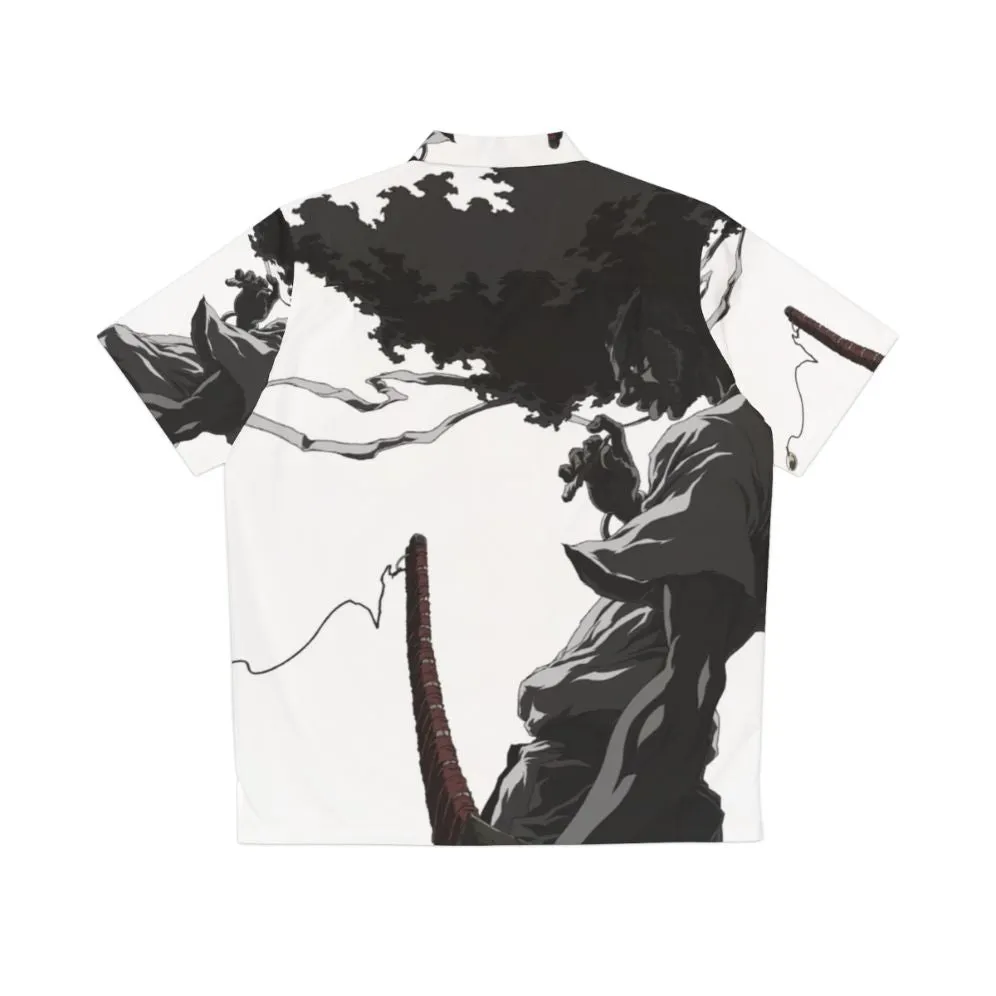 Afro Samurai Inspired Kawaii Hawaiian Shirt