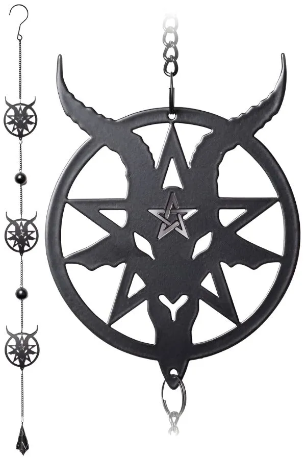 Alchemy Baphomet Wind Chime