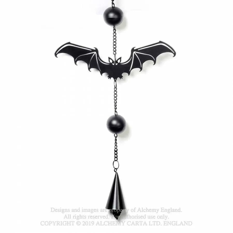 Alchemy Gothic Bat Wind Chime