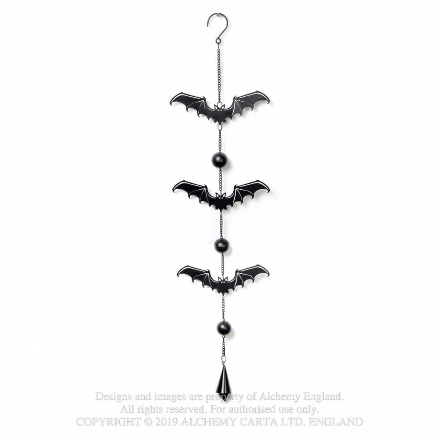 Alchemy Gothic Bat Wind Chime