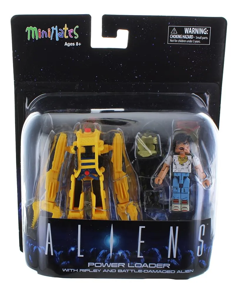 Aliens Deluxe Minimates Set of 2, Queen Alien & Power Loader