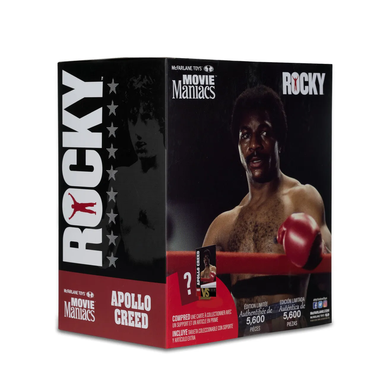 Apollo Creed (Movie Maniacs: Rocky) 6" Posed Figure - McFarlane Toys