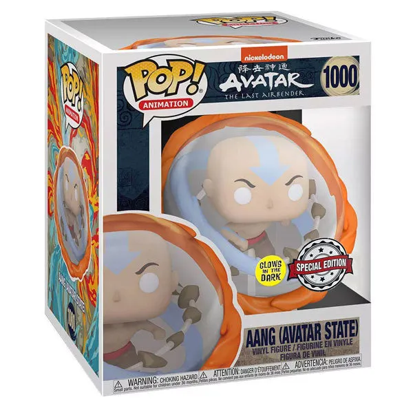 Avatar: The Last Airbender - Aang Avatar State Glow US Exclusive 6&quot; Pop! Vinyl