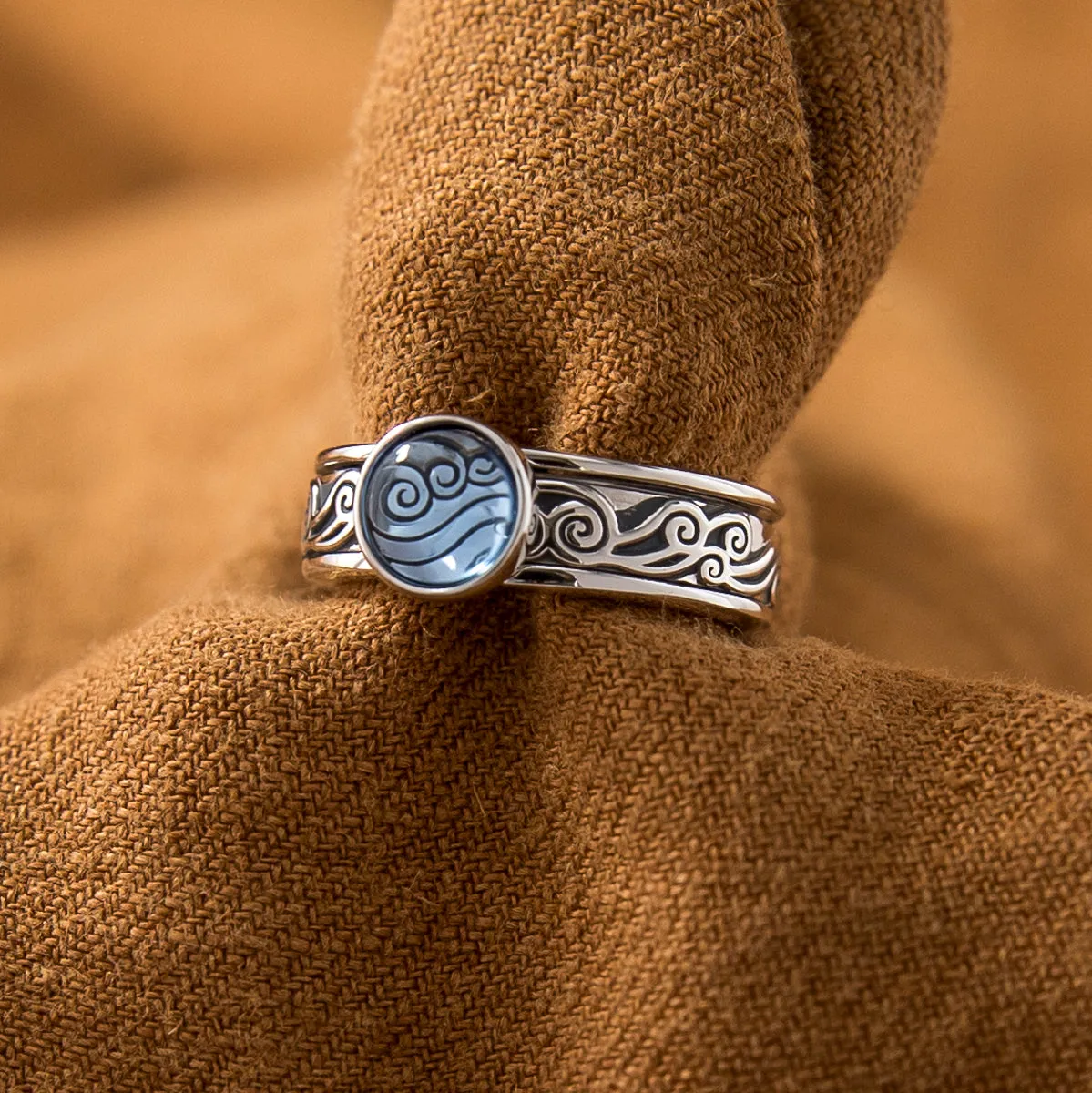 Avatar The Last Airbender X RockLove Waterbender Spinner Ring