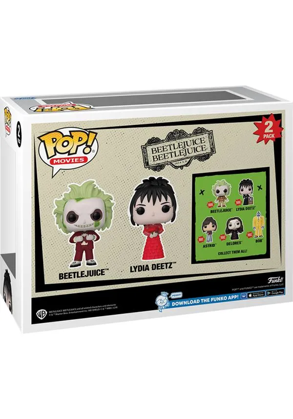 Beetlejuice & Lydia Deetz | POP! VINYL [2 Pack]