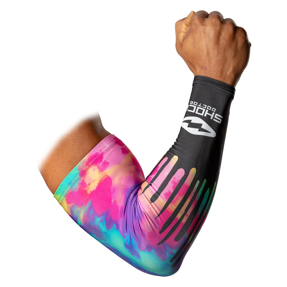 Black Tie Dye Drip Showtime Compression Arm Sleeve