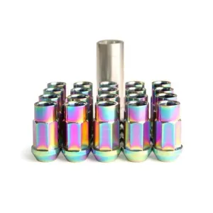 Blox Racing 7-sided Forged Titanium Lug Nut 12x1.25 - Set of 16 - BXAC-00135