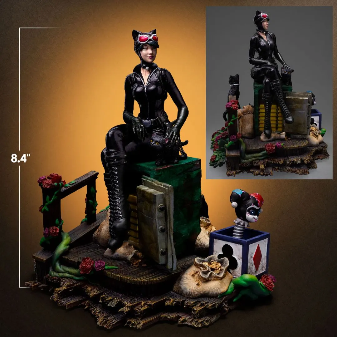 Catwoman (Gotham City Sirens) Deluxe Statue By Iron Studios