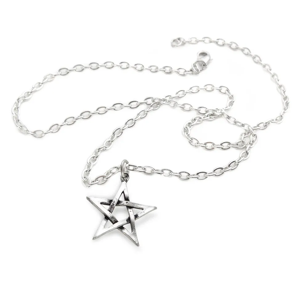 Classic Pentagram Pendant Alchemy Gothic Necklace