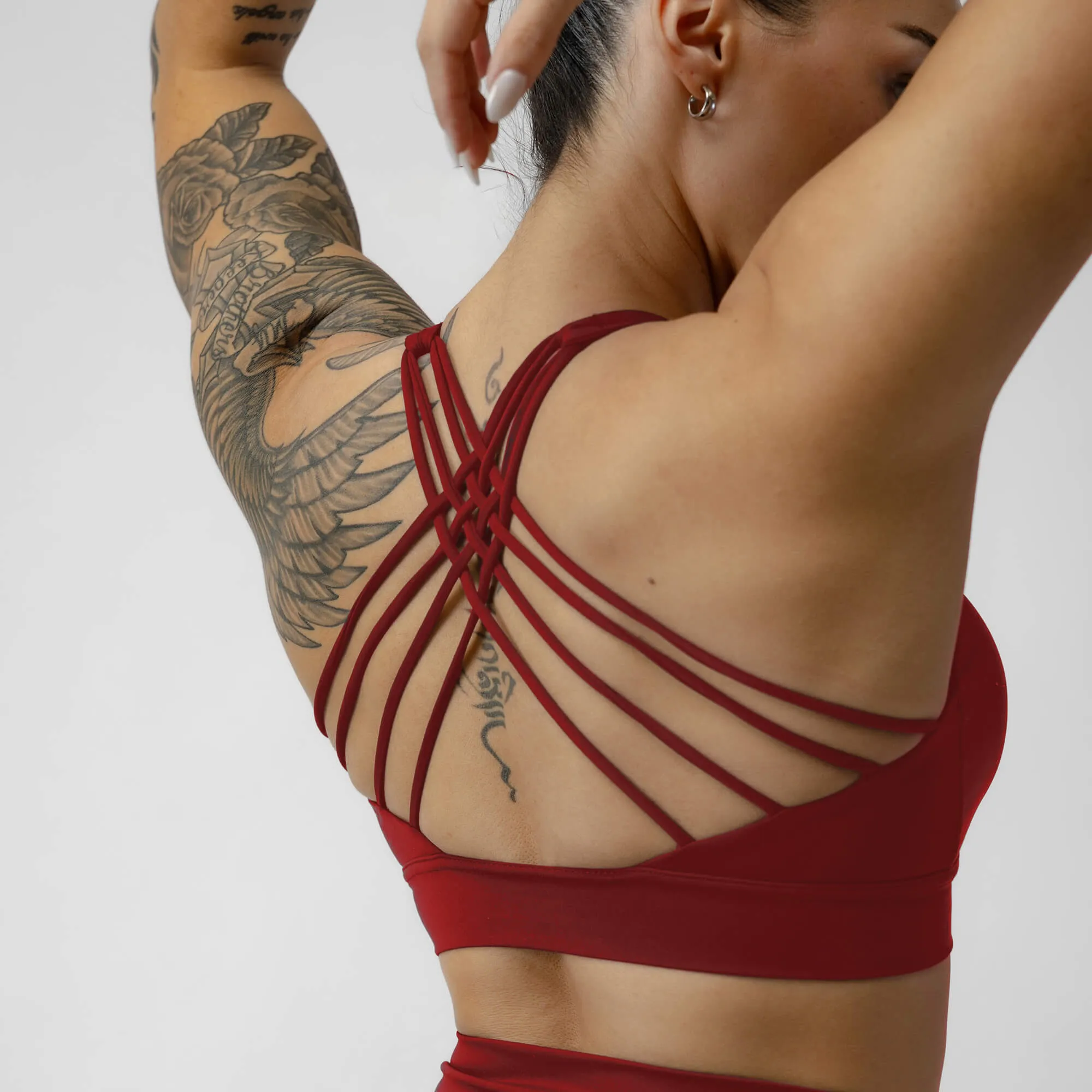 Combat Bra - Ember Red