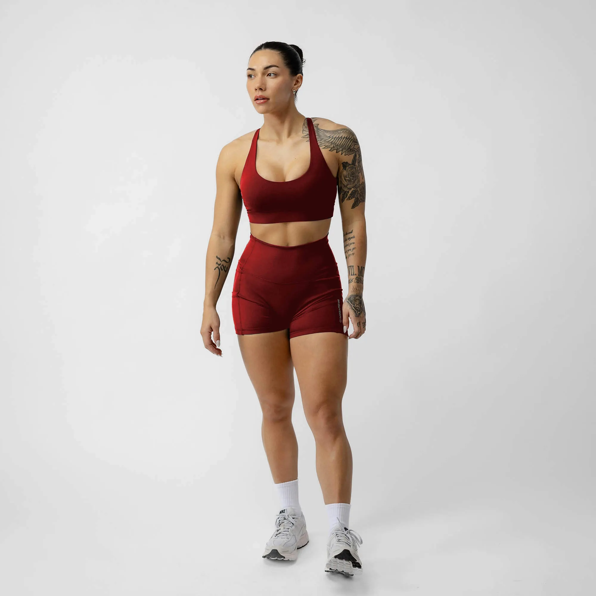 Combat Bra - Ember Red