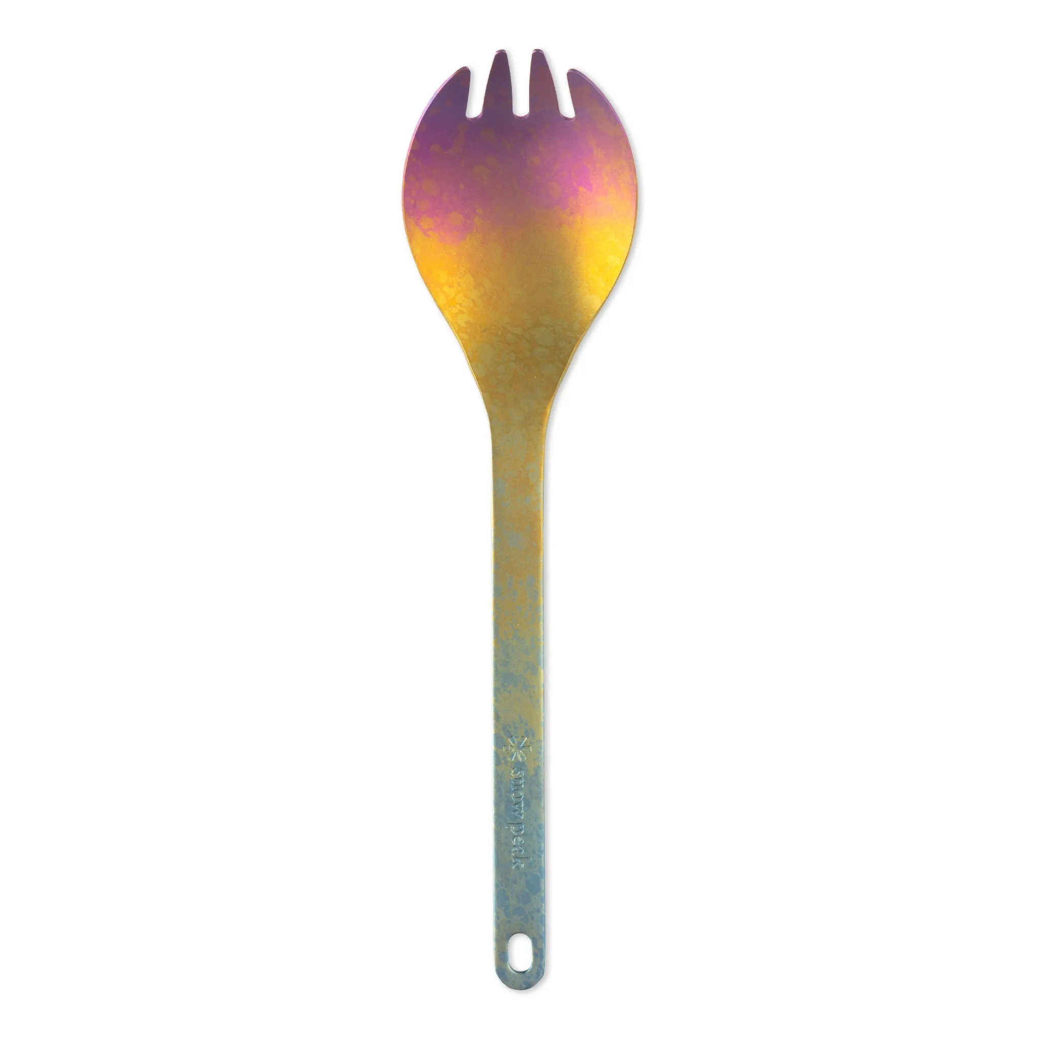 Custom Anodized Titanium Spork - Wash