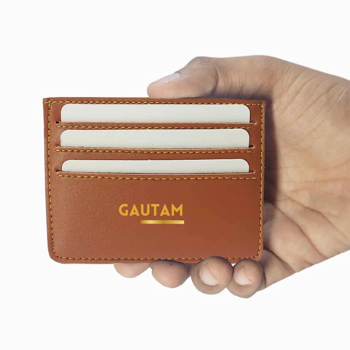 Customized ATM Card Holder for Men - Add Name