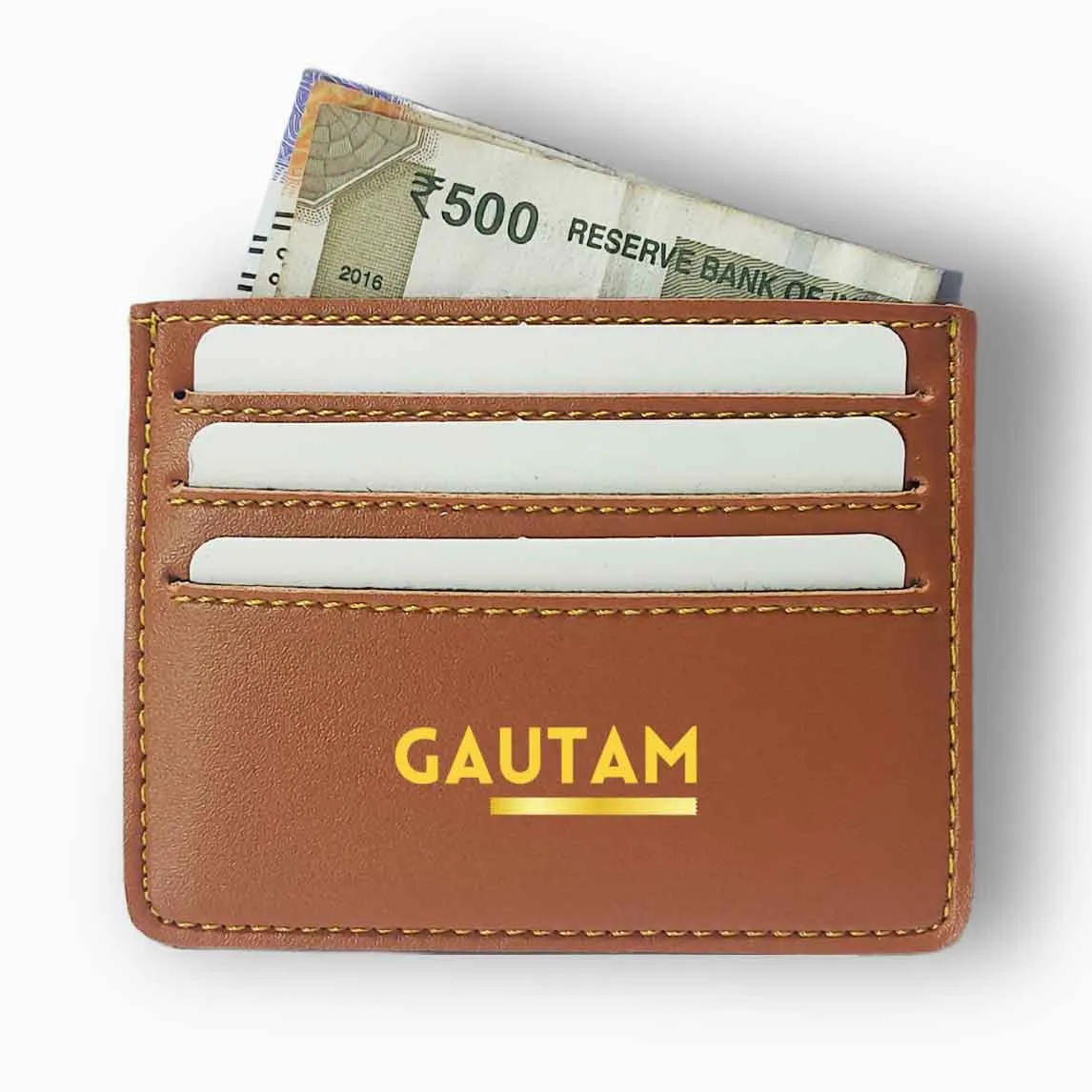 Customized ATM Card Holder for Men - Add Name