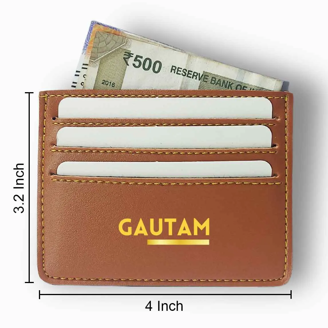 Customized ATM Card Holder for Men - Add Name