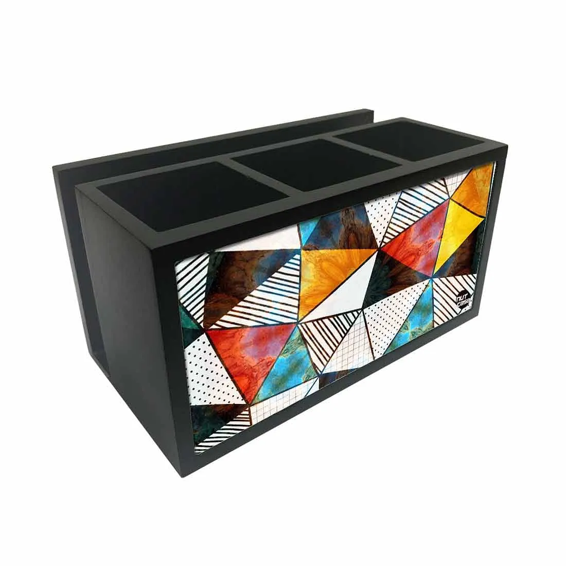 Cutlery Tissue Holder Napkin Stand -  Colorful Marble Pattern