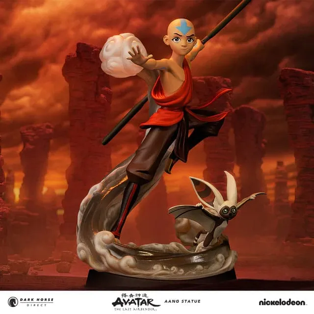 Dark Horse Comics Avatar The Last Airbender Aang & Momo PVC Statue