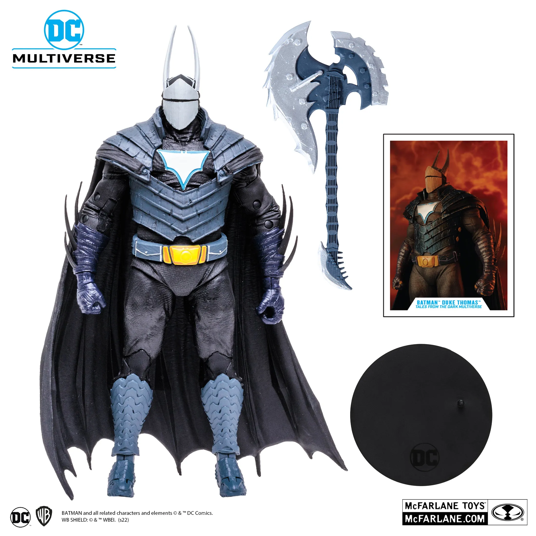 DC Multiverse Batman Duke Thomas Tales From The Dark Multiverse 7" Inch Scale Action Figure - McFarlane Toys