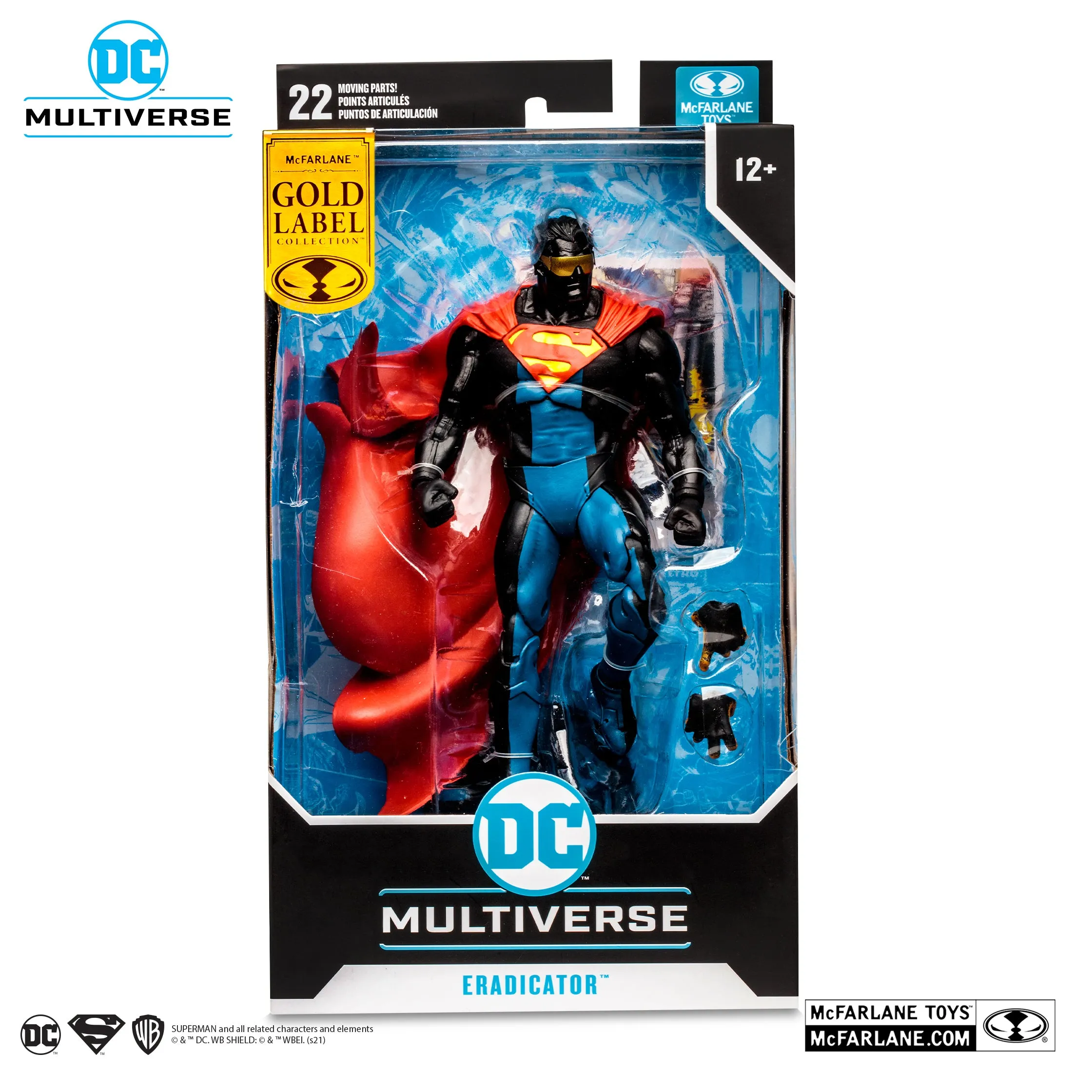 DC Multiverse Eradicator: Shock Wave (Gold Label) 7" Inch Scale Action Figure (Walmart Exclusive) - McFarlane Toys