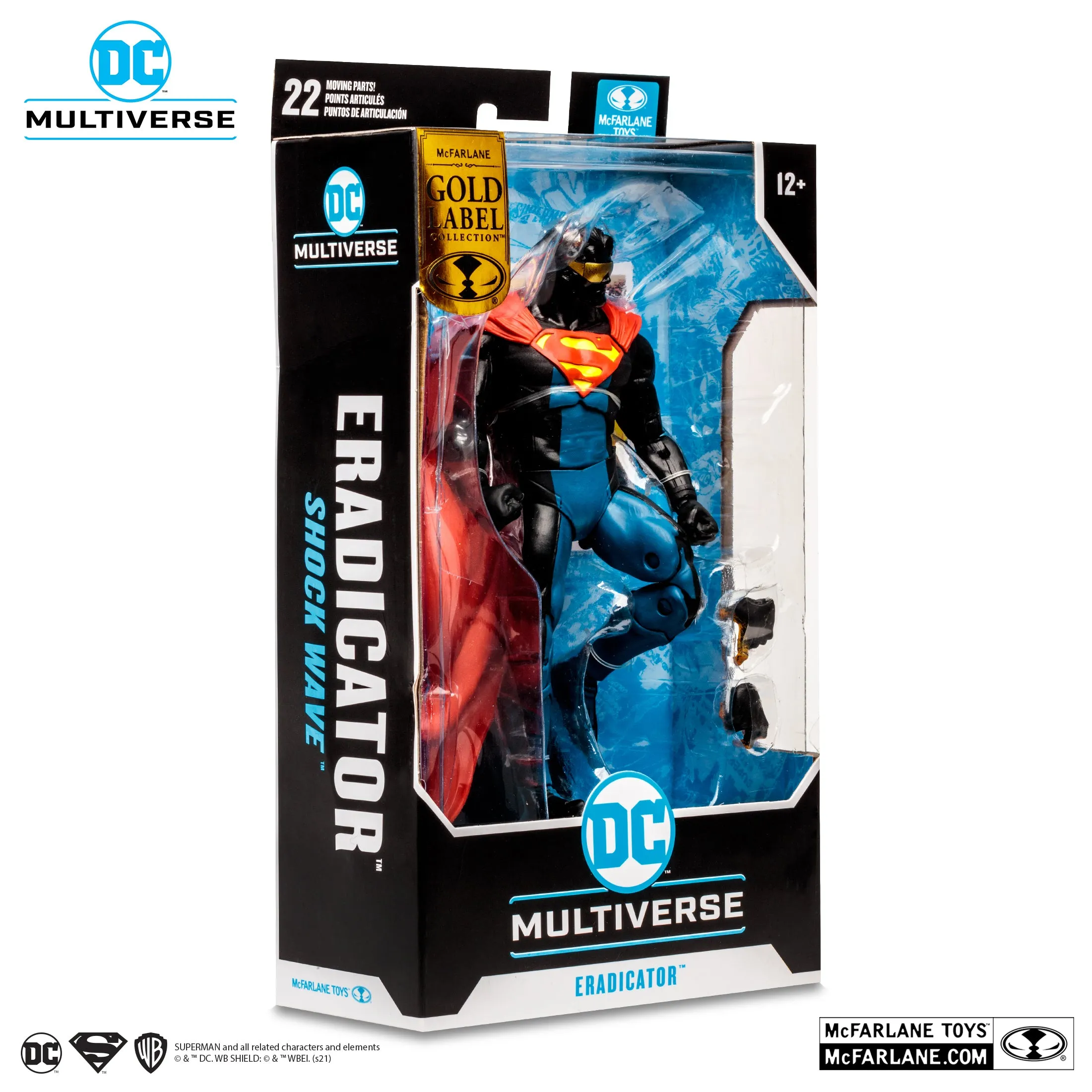 DC Multiverse Eradicator: Shock Wave (Gold Label) 7" Inch Scale Action Figure (Walmart Exclusive) - McFarlane Toys