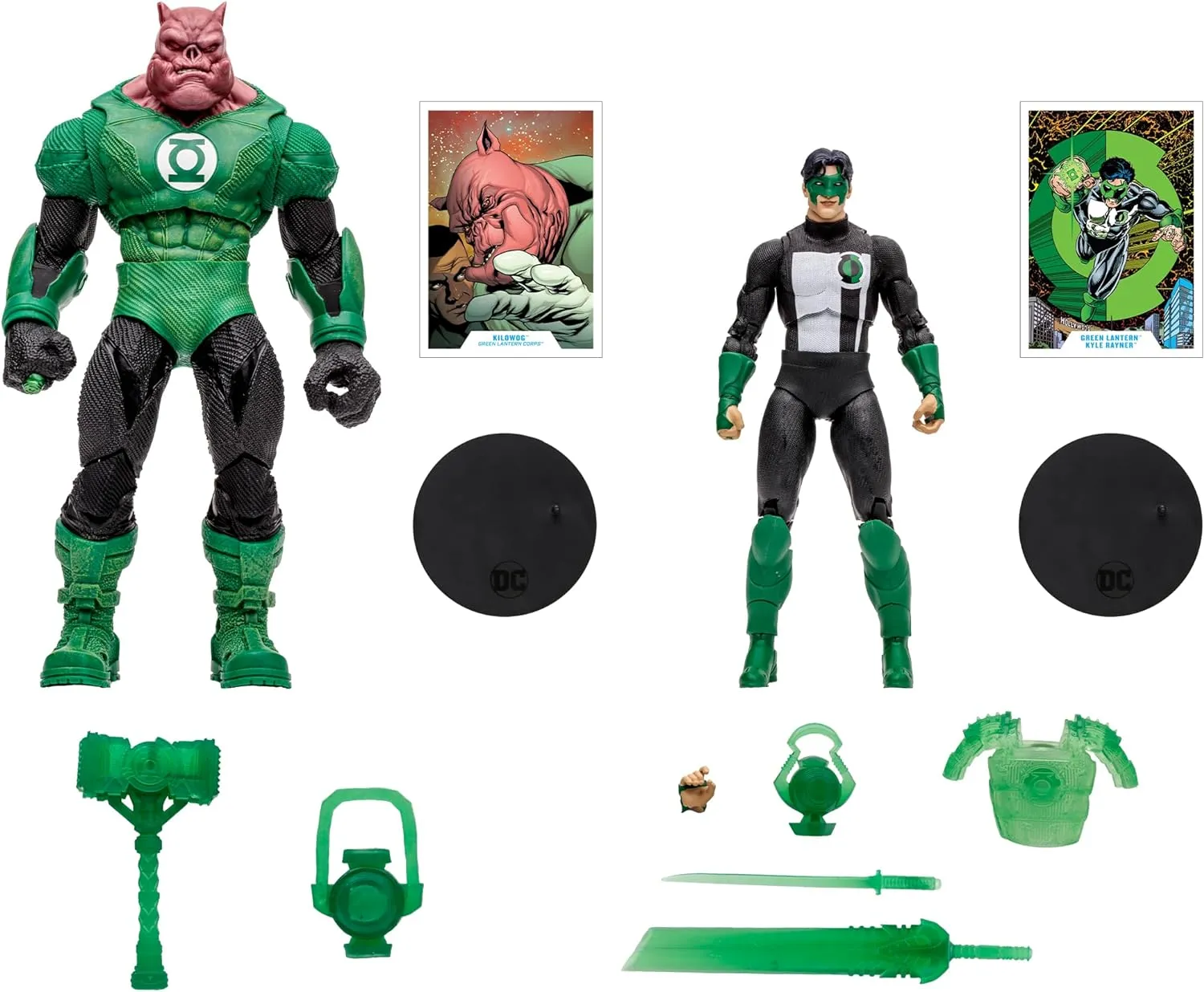 DC Multiverse Kilowog & Green Lantern (Gold Label) 2pk 7" Inch Scale Action Figures - McFarlane Toys (Amazon Exclusive)