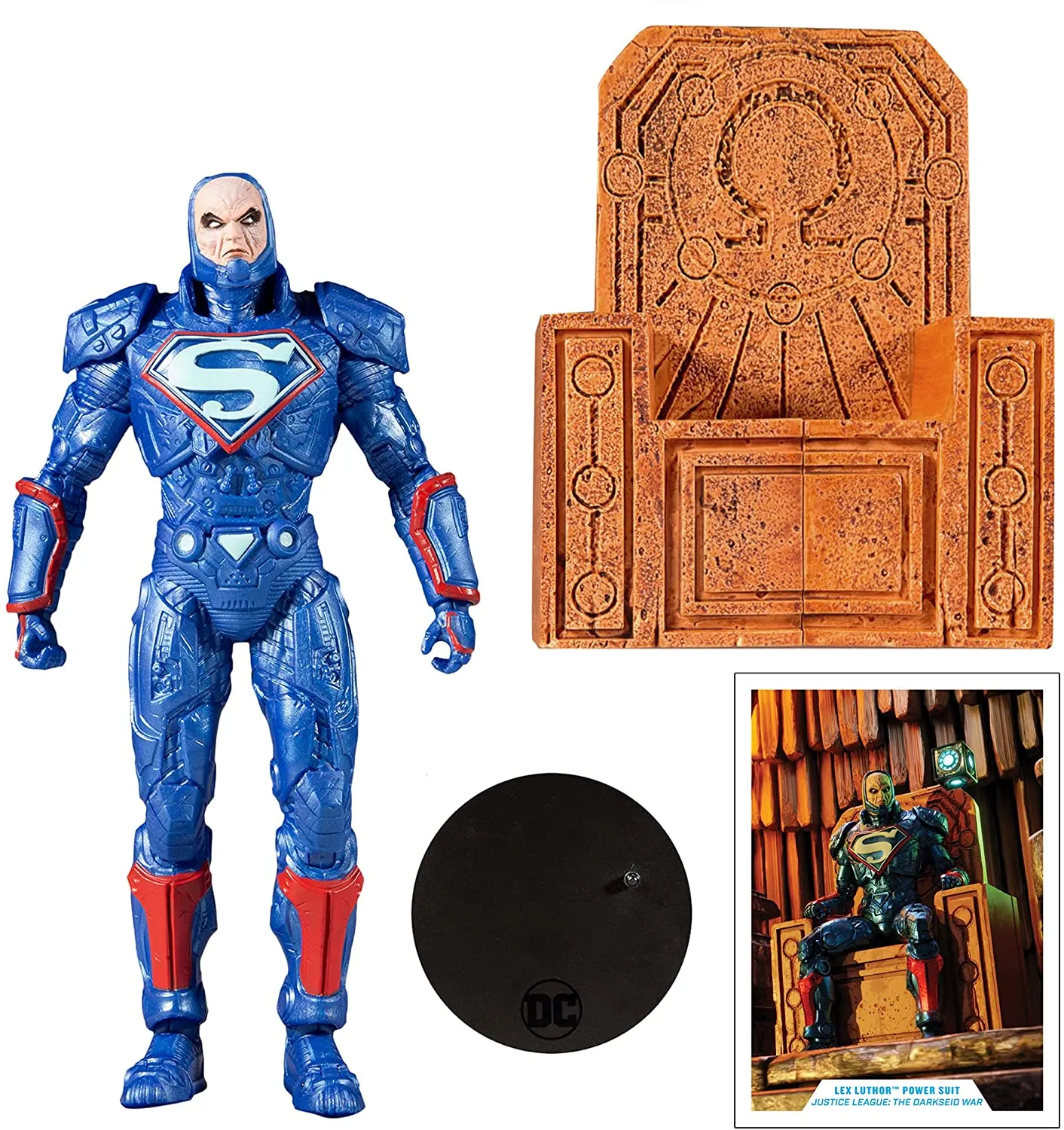 DC Multiverse Lex Luthor Blue Power Suit 7-Inch Scale Action Figure