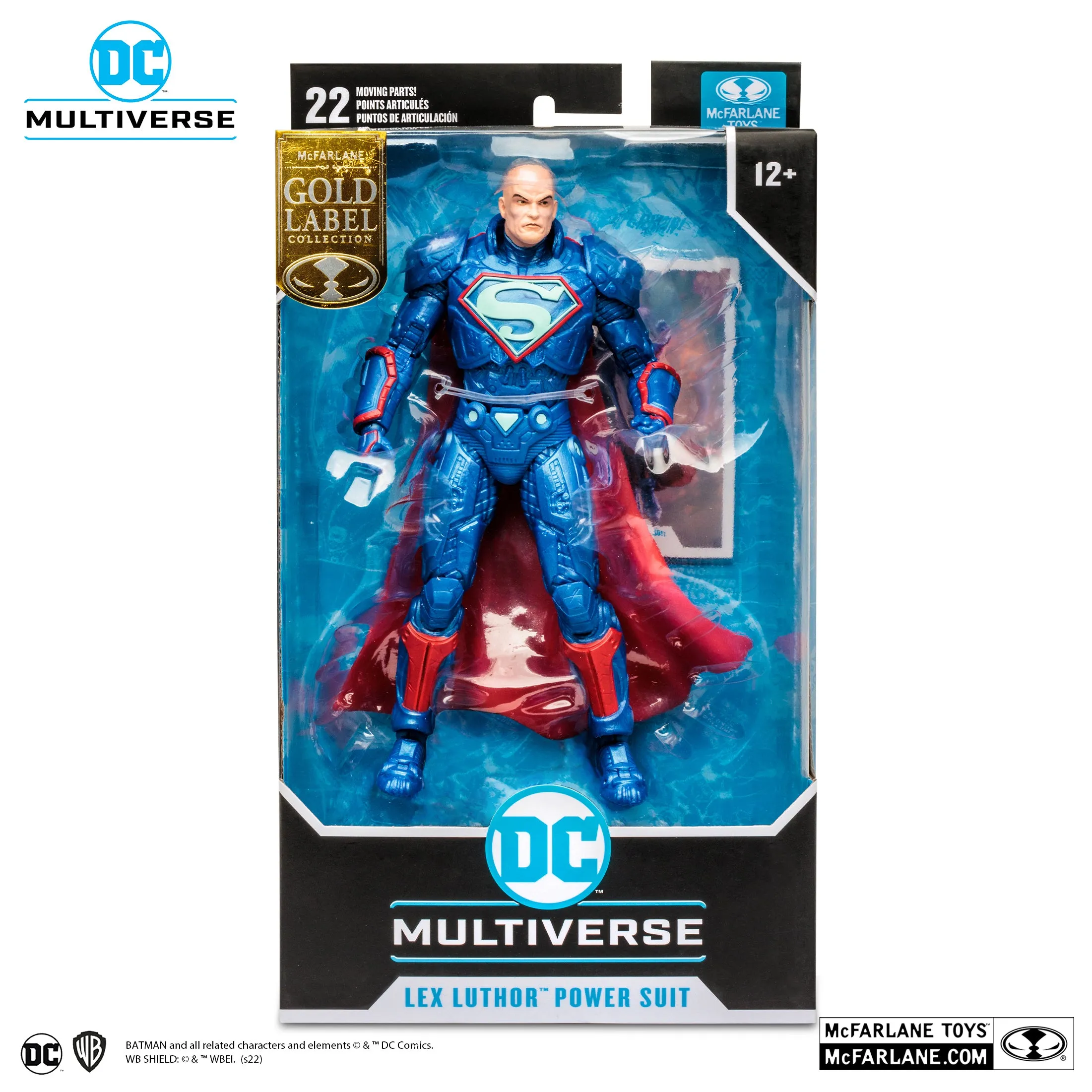 DC Multiverse Lex Luthor Power Suit (Gold Label) 7" Inch Scale Action Figure - McFarlane Toys