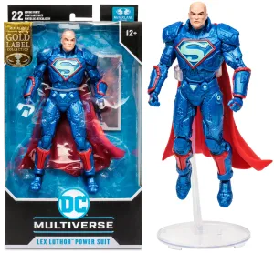 DC Multiverse Lex Luthor Power Suit (Gold Label) 7" Inch Scale Action Figure - McFarlane Toys