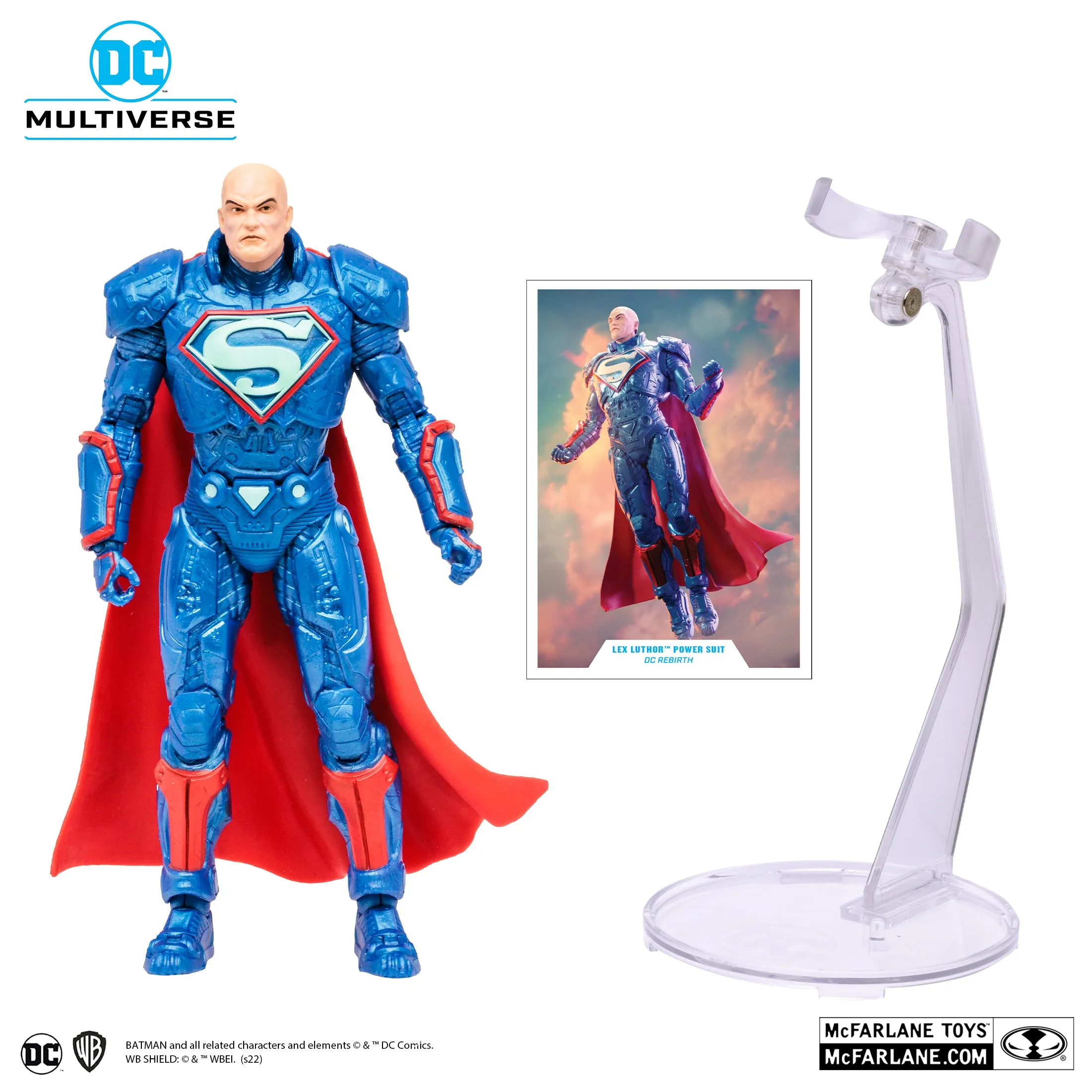 DC Multiverse Lex Luthor Power Suit (Gold Label) 7" Inch Scale Action Figure - McFarlane Toys