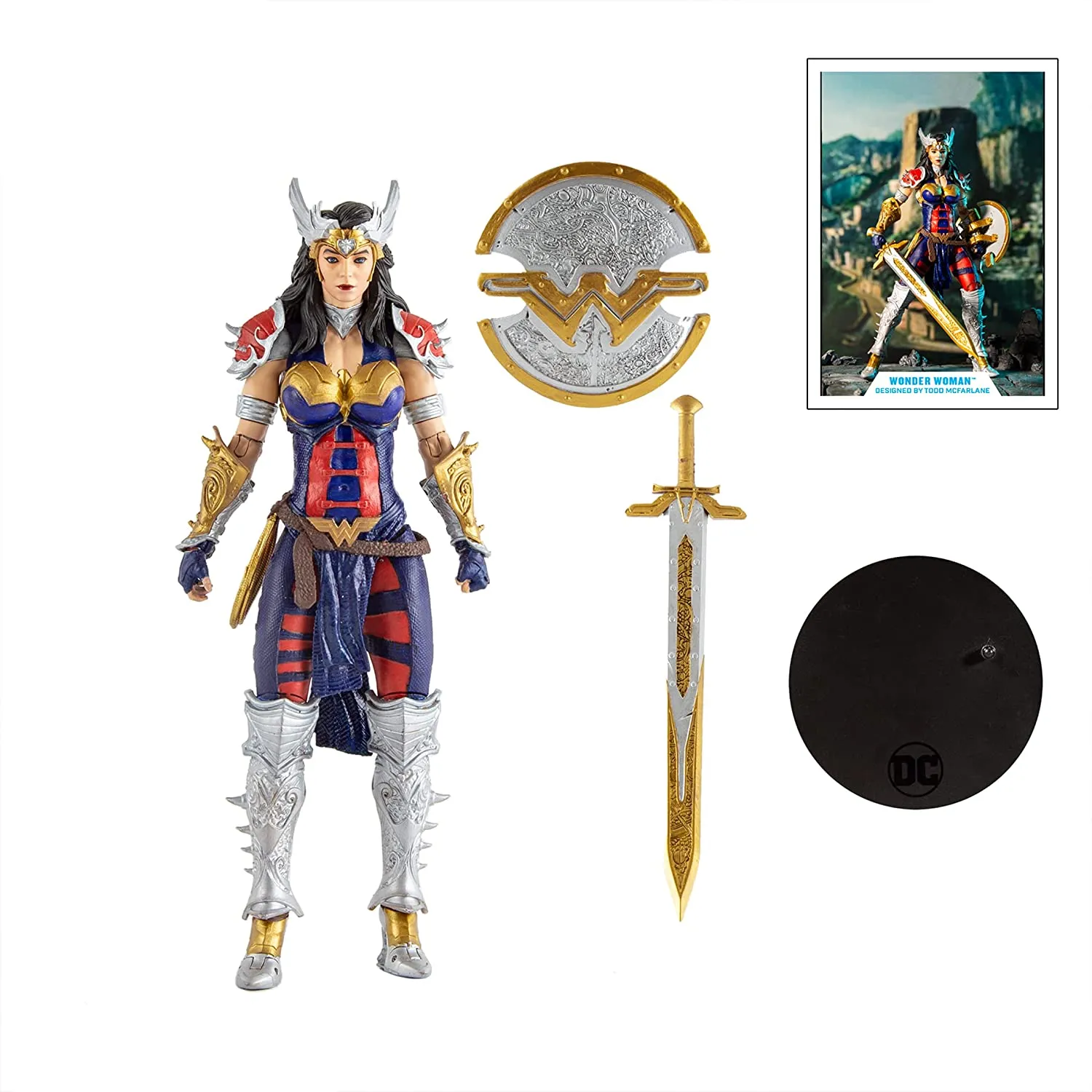 DC Multiverse Wonder Woman Designed by Todd McFarlane 7-Inch Action Figure