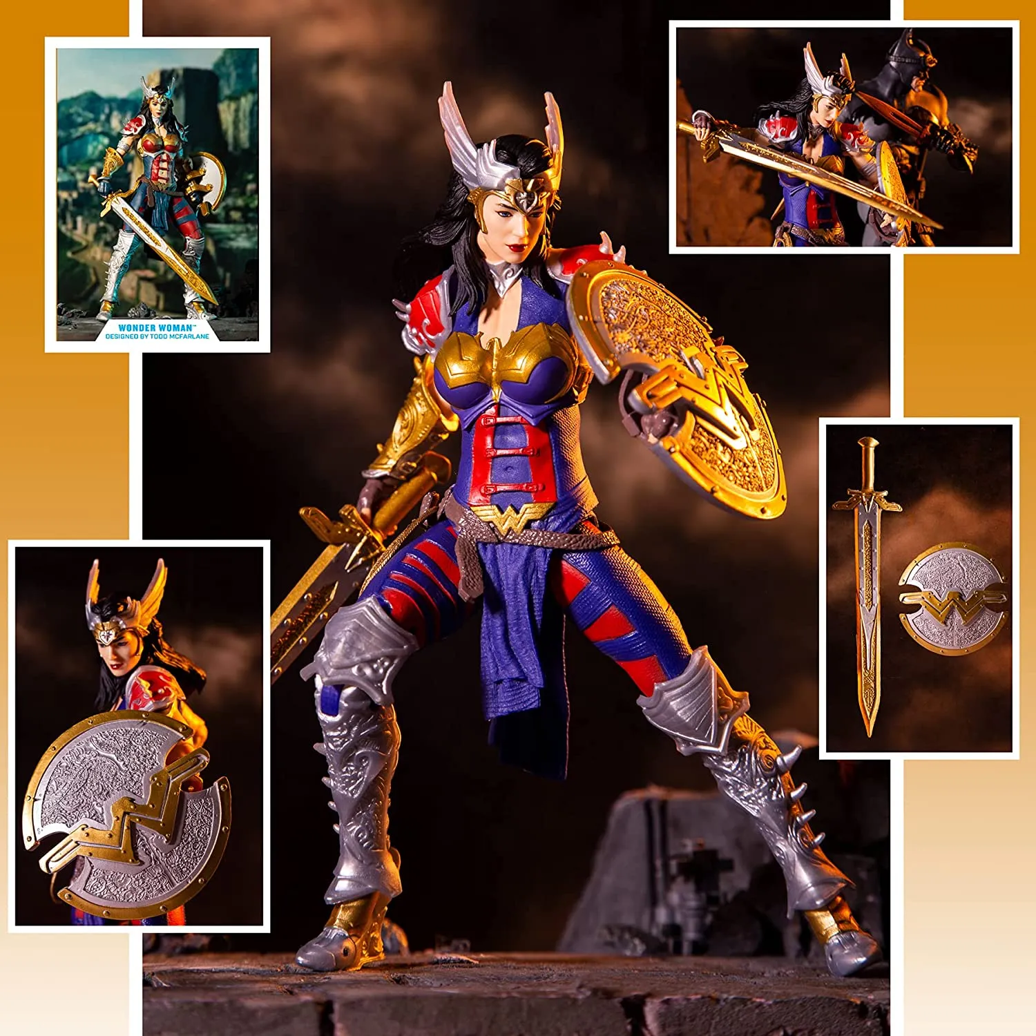 DC Multiverse Wonder Woman Designed by Todd McFarlane 7-Inch Action Figure