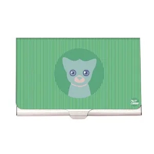 Designer Visiting Card Holder Nutcase -Cute Kitty In The Center