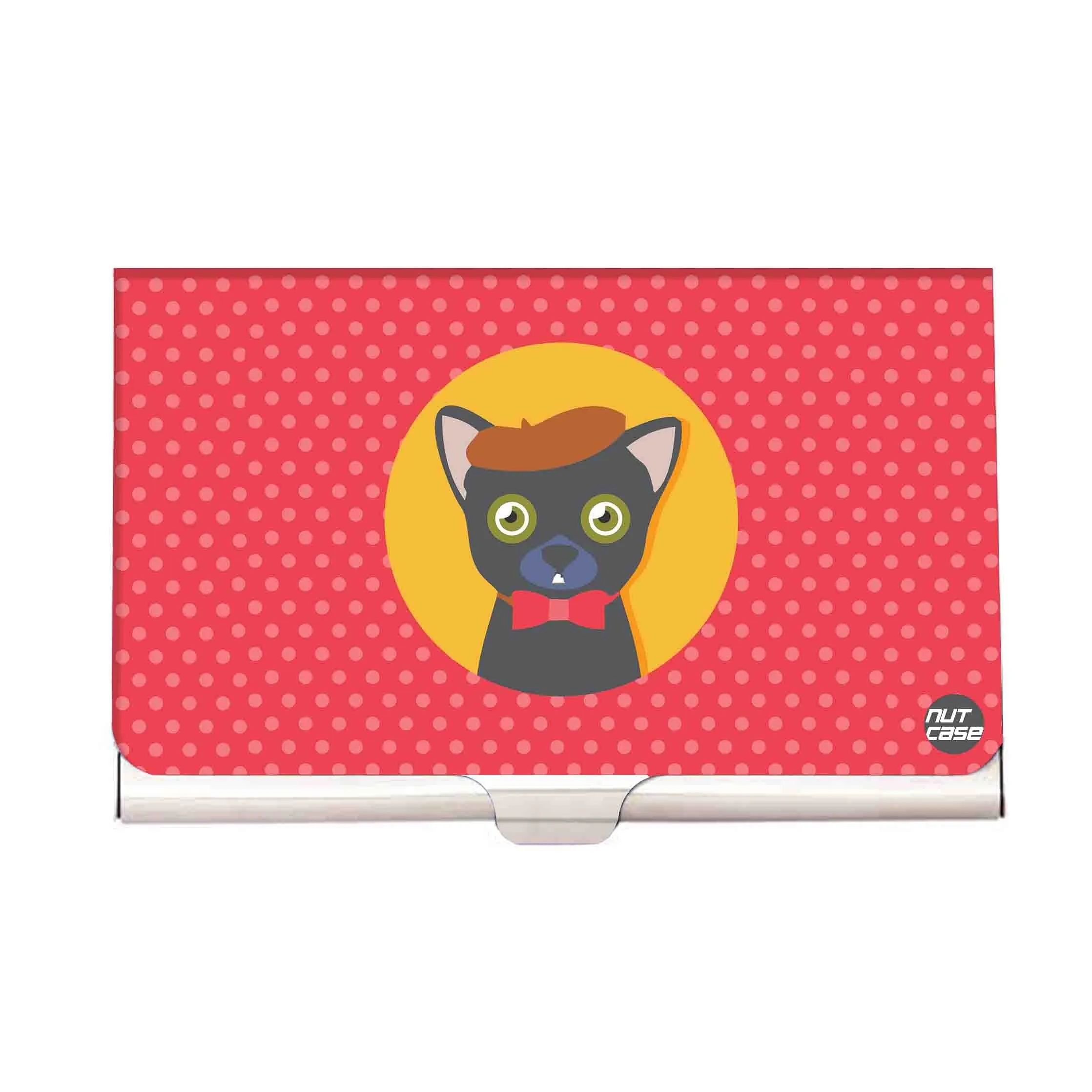 Designer Visiting Card Holder Nutcase -Kitty Gets Hip