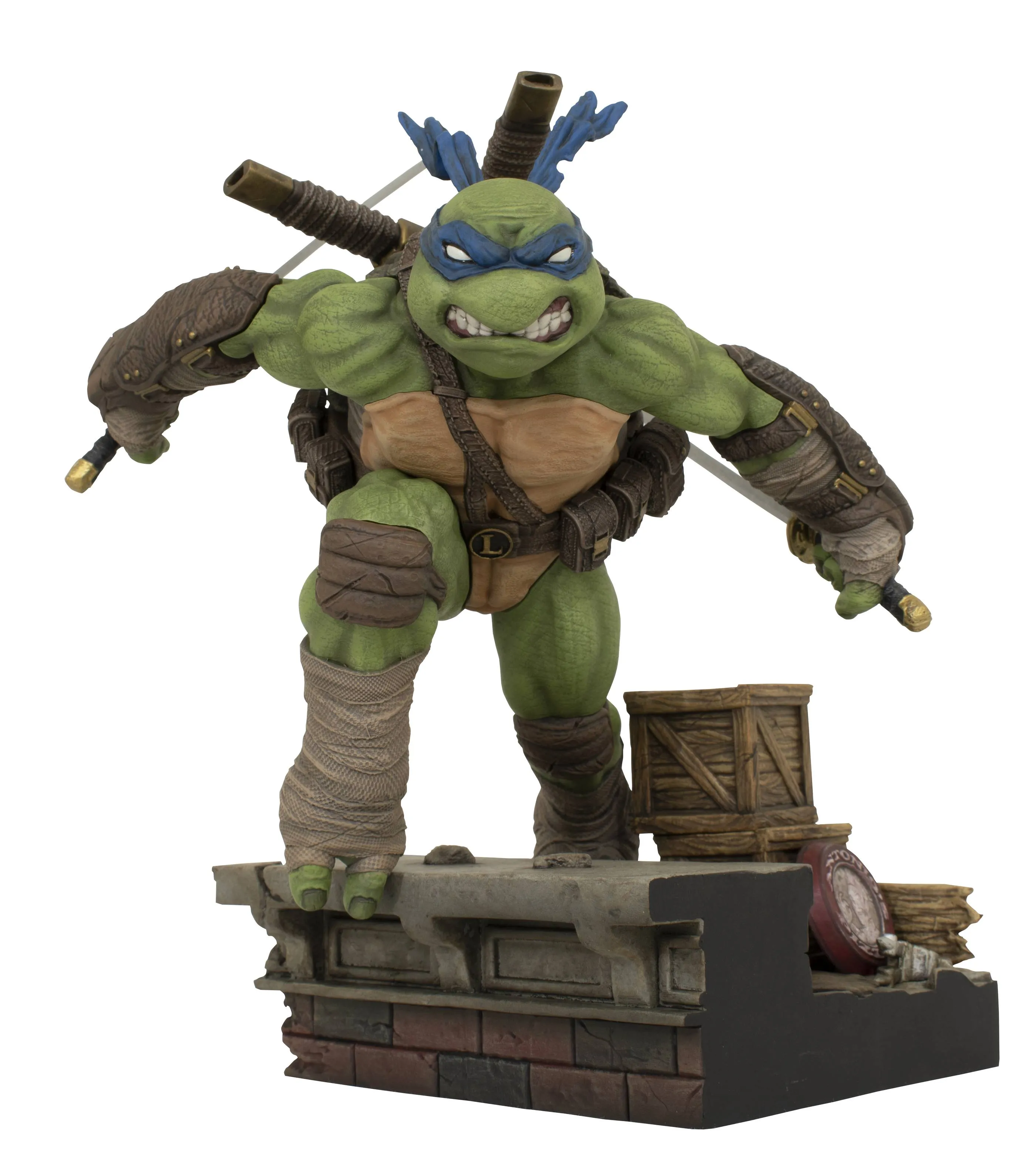 Diamond Select Toys - TMNT Teenage Mutant Ninja Turtles - Leonardo PVC Diorama Statue (84724) LOW STOCK