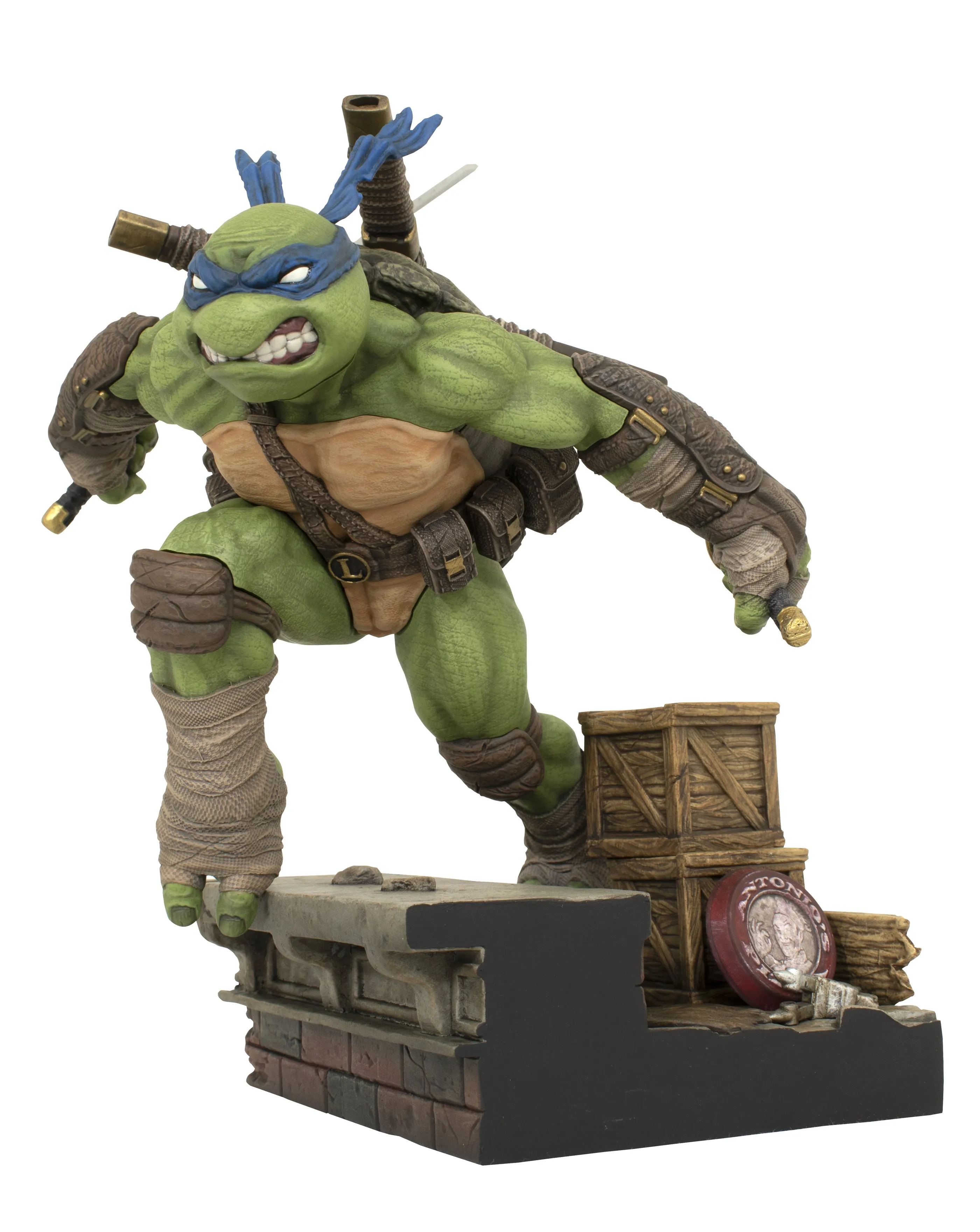 Diamond Select Toys - TMNT Teenage Mutant Ninja Turtles - Leonardo PVC Diorama Statue (84724) LOW STOCK