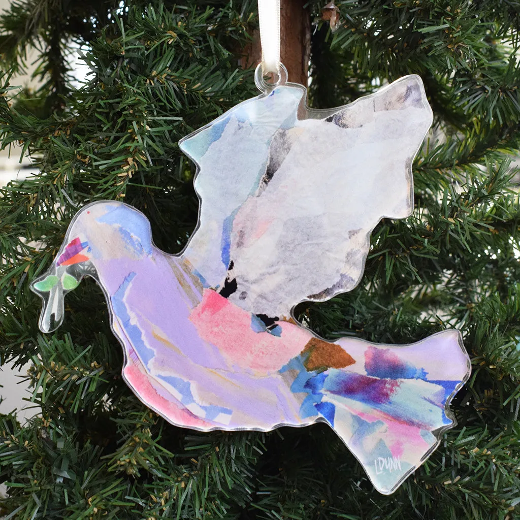 Dove of Peace Acrylic Ornament