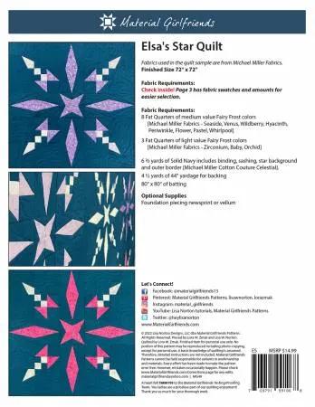 Elsa's Star Quilt Pattern