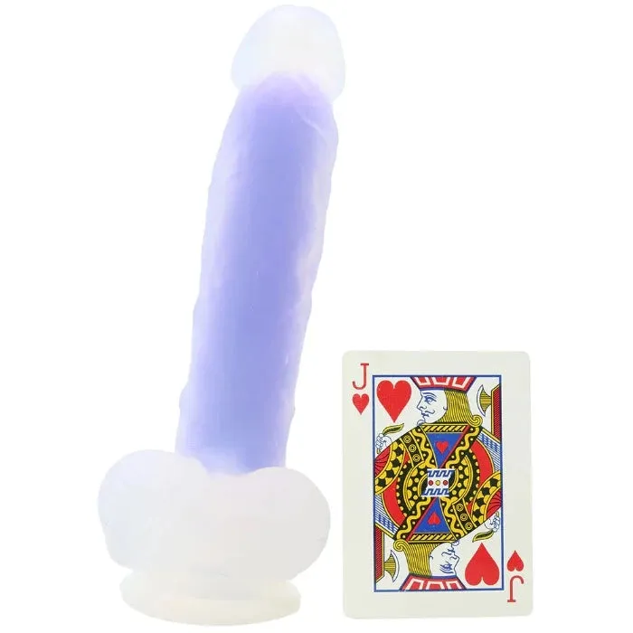 Evolved ''Luminous'' 8 Inch Dildo -Purple