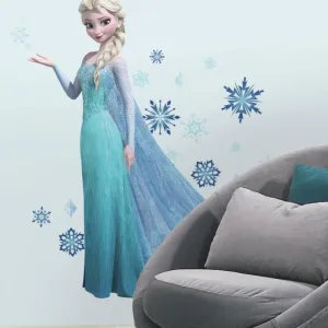 Frozen Elsa Giant Wall Decals with Glitter