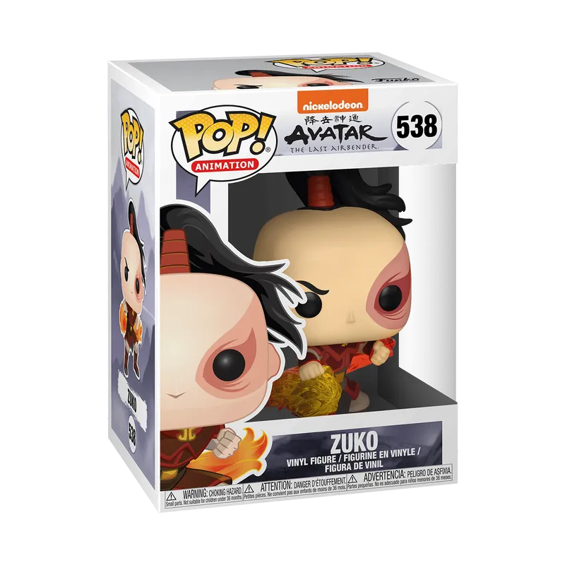 Funko Pop! Animation: Avatar The Last Airbender - Zuko #538