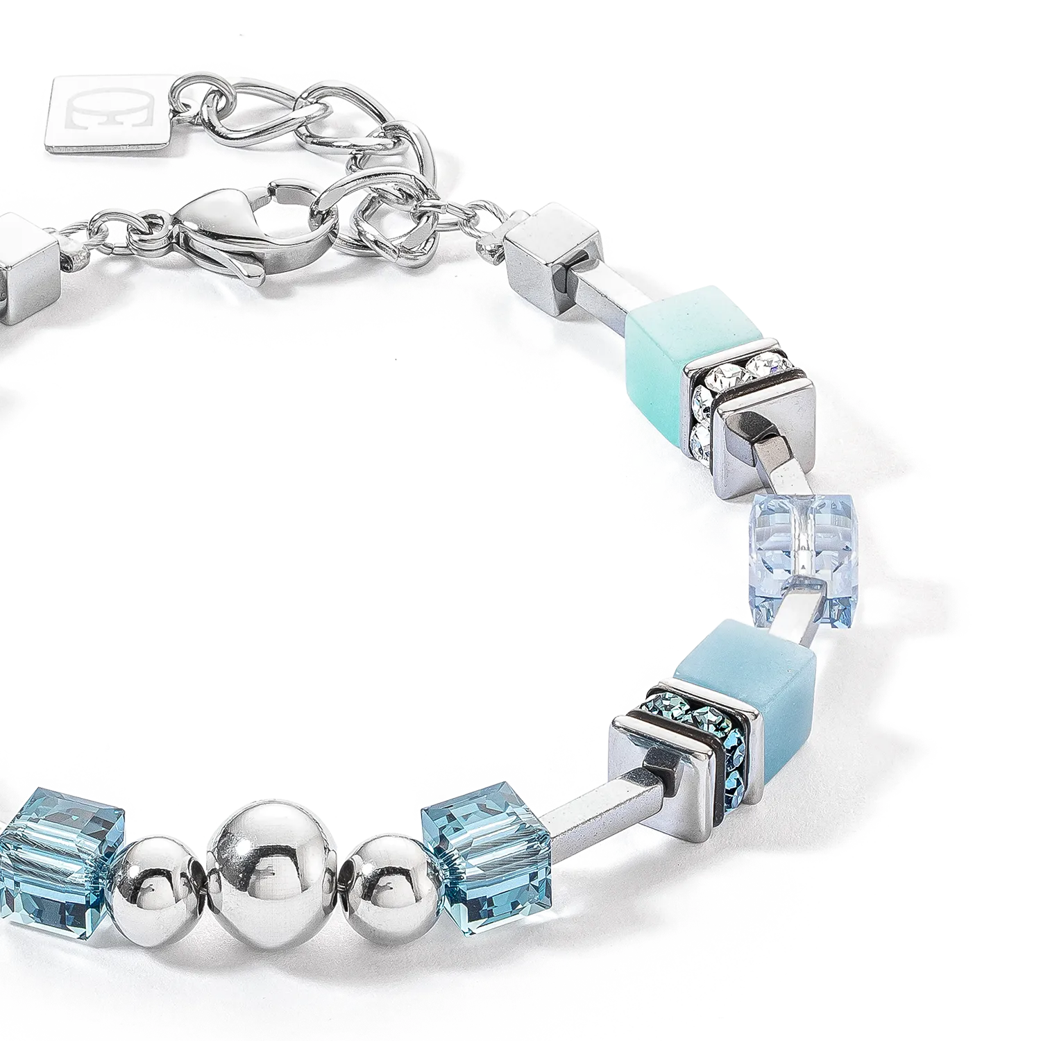 GeoCUBE® Fusion Spheres bracelet ice blue