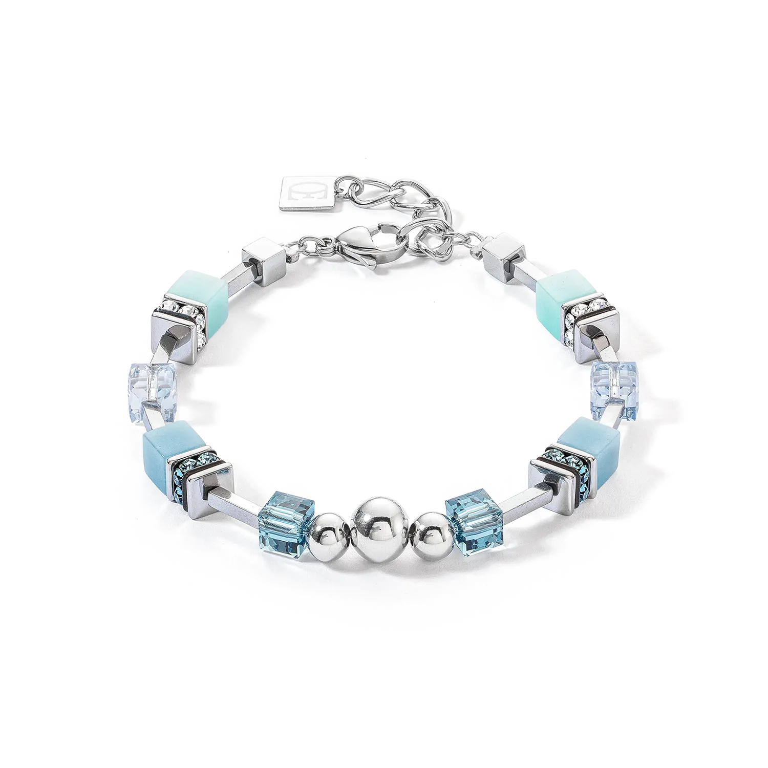 GeoCUBE® Fusion Spheres bracelet ice blue