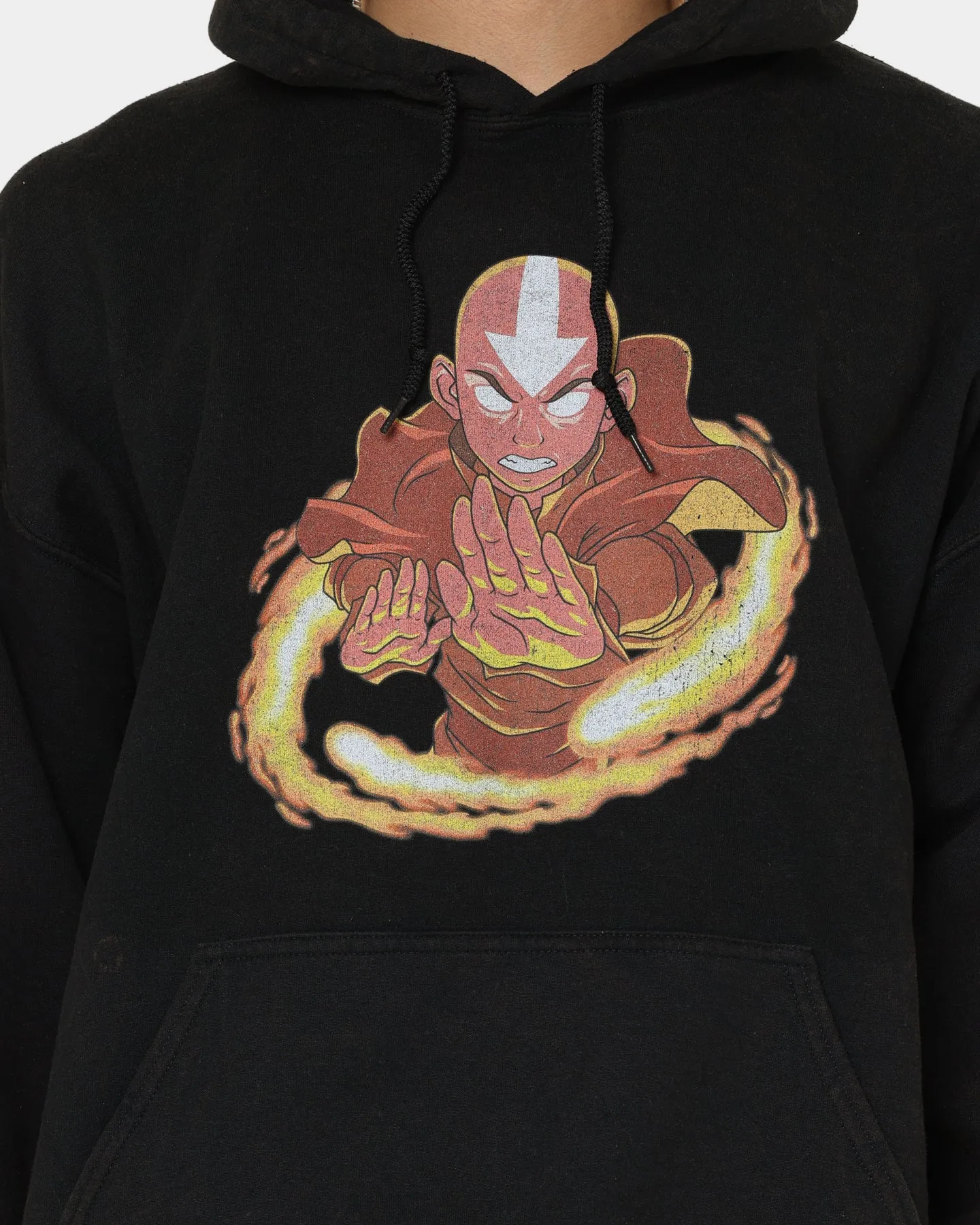 Goat Crew X Avatar: Aang Fire Vintage Hoodie Washed Black