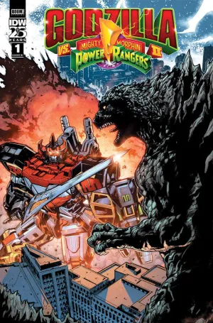 Godzilla vs. The Mighty Morphin Power Rangers II #1 Variant Ri (10) (Prasetya)