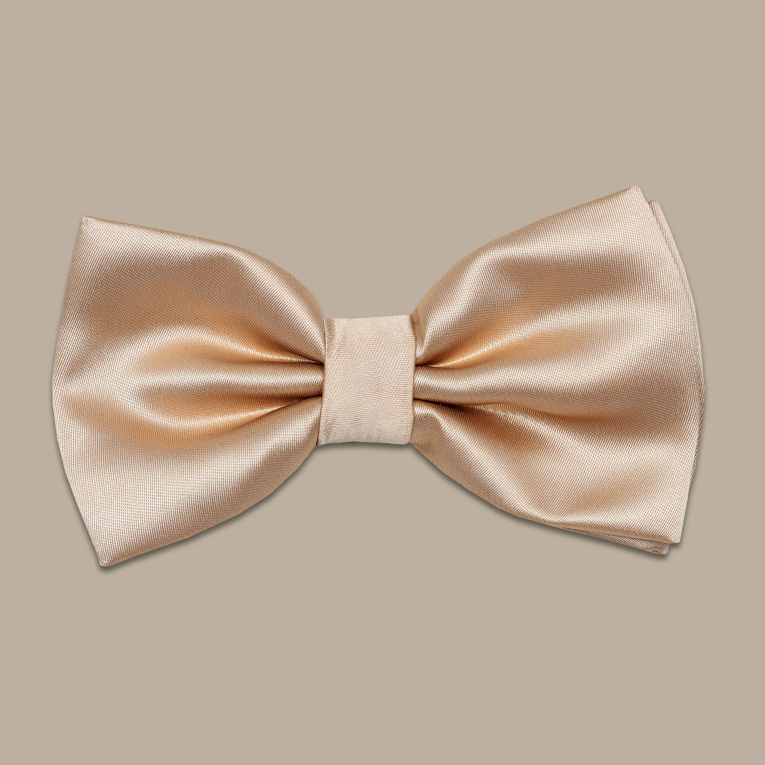 Gold Satin Bowtie