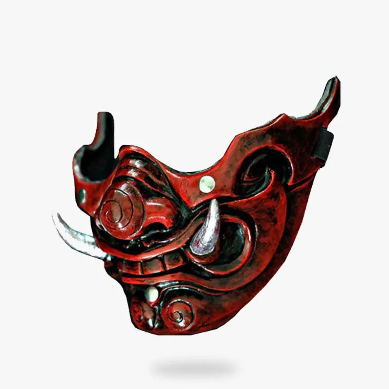 Half Samurai Mask