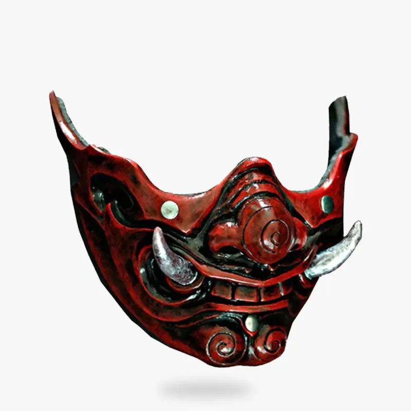 Half Samurai Mask