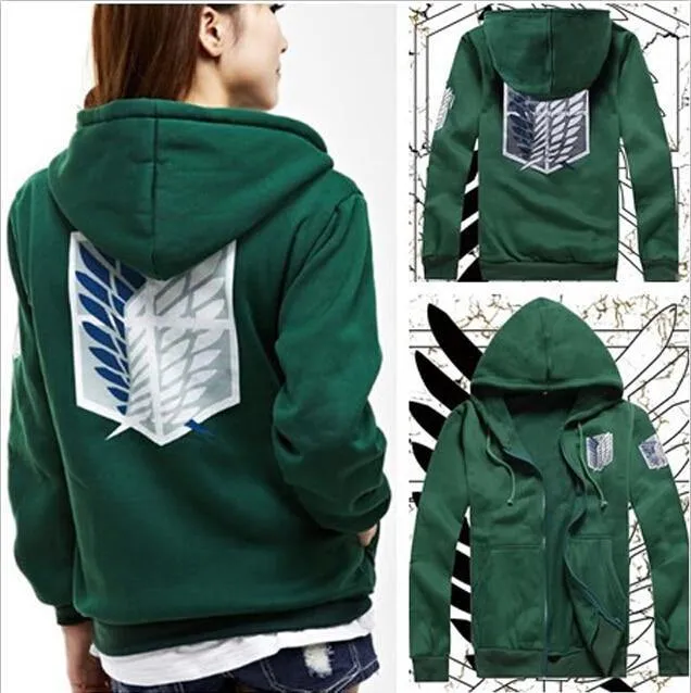 Hoodie/Jacket Survey Corps Attack on Titan (Colors Available)